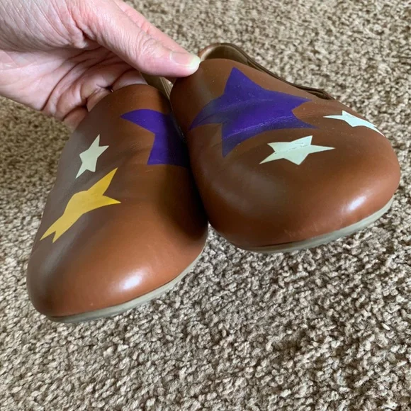 Birdies The Voting Collection Vote Leather Stars Loafer Size 9 - Picture 2 of 10